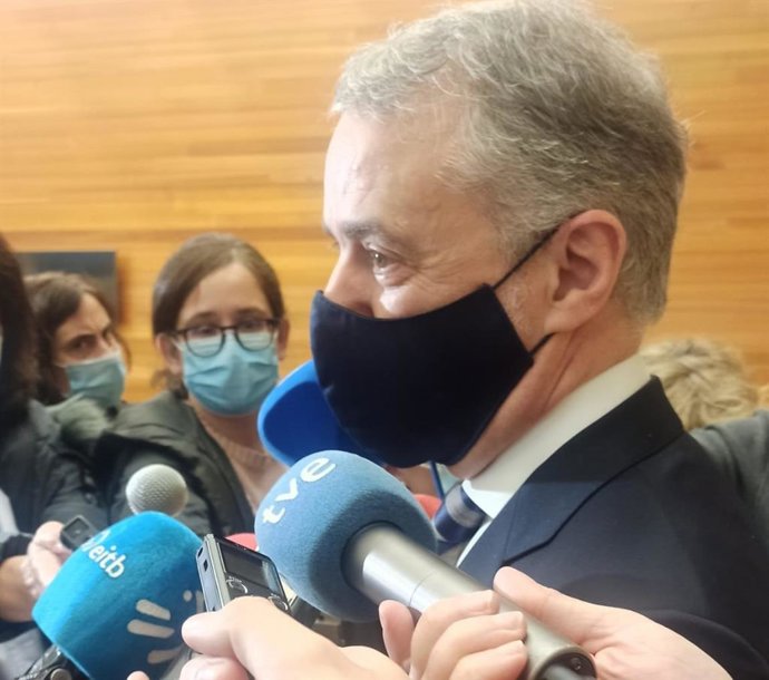 El lehendakari, Iñigo Urkullu.