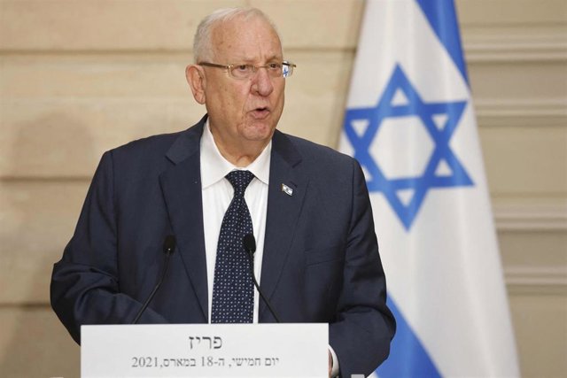 Archivo - El presidente de Israel, Reuven Rivlin