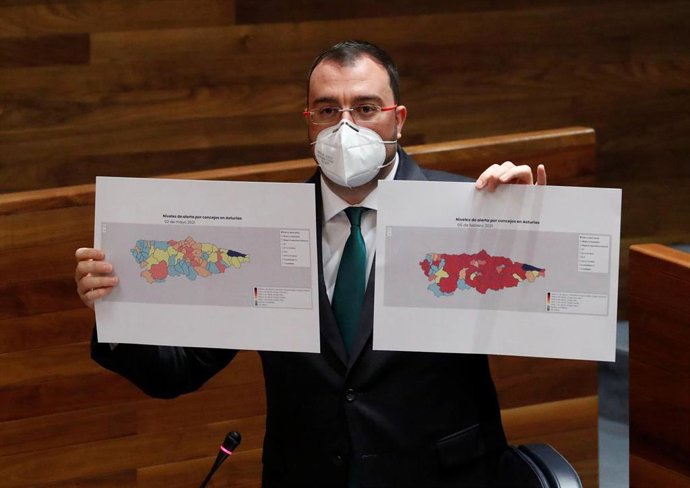 El presidente del Principado, Adrián Barbón