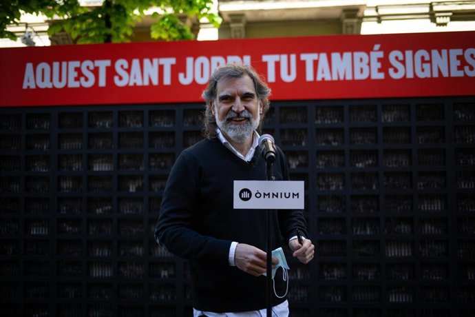 El presidente de mnium, Jordi Cuixart, en una imagen de archivo.