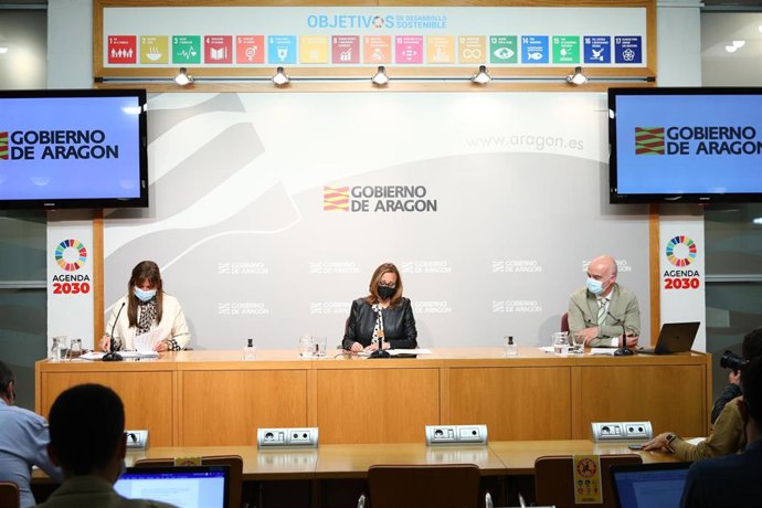 Rueda de prensa tras el Consejo de Gobierno.
