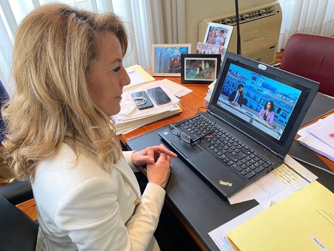 La presidenta del PP de Asturias, Teresa Mallada, participa en el Comité Ejecutivo Nacional del PP.