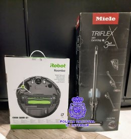 Objetos sustraídos en un centro comercial de Valladolid.