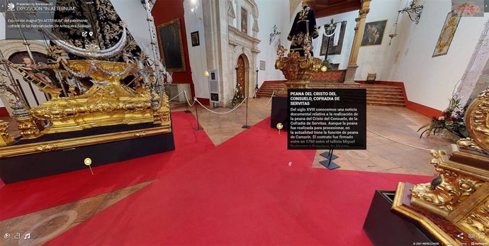 El Ayuntamiento de Antequera incorpora en su web la visita virtual a la exposición magna cofrade 'In Aeternvm'