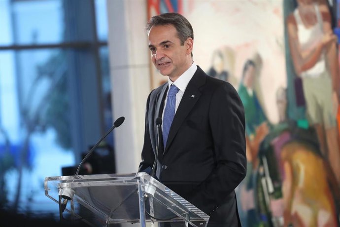Archivo - El primer ministro de Grecia, Kyriakos Mitsotakis
