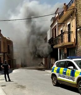 Incendio en El Viso