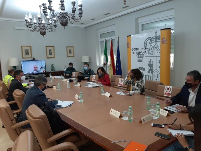Reunión de la junta de seguridad para planificar la Vuelta Ciclista a Andalucía a su paso por la provincia de Jaén