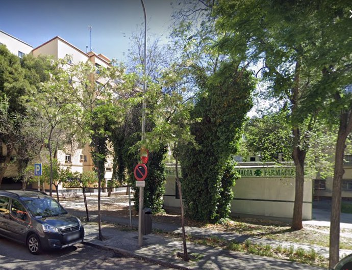 Lugar donde comenzó la pelea entre dos grupos. Calle Dolorosa, distrito madrileño de Vilalverde.