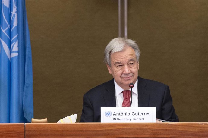 El secretario general de la ONU, António Guterres.