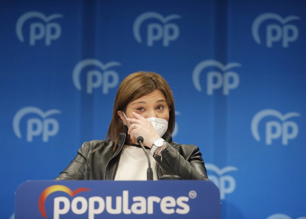 Bonig, emocionada en la rueda de prensa