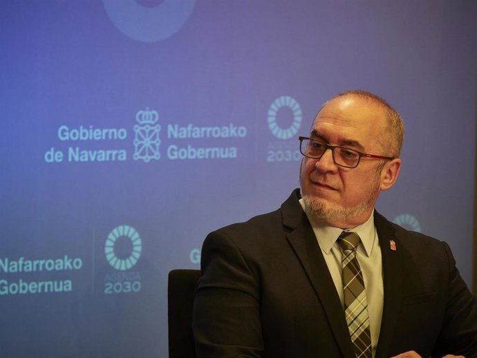 Archivo - El consejero de Universidad, Innovación y Transformación Digital del Gobierno de Navarra, Juan Cruz Cigudosa