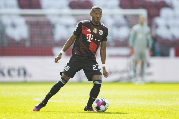David Alaba durante un partido del FC Bayern Múnich