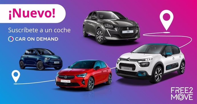 Archivo - Free2Move  lanza en España 'Car on Demand', su servicio de alquiler de coches flexible y todo incluido