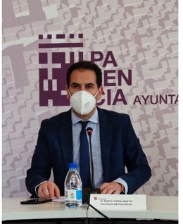 Mario Simón, el alcalde de Palencia.