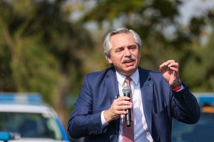 Alberto Fernández, presidente argentino.