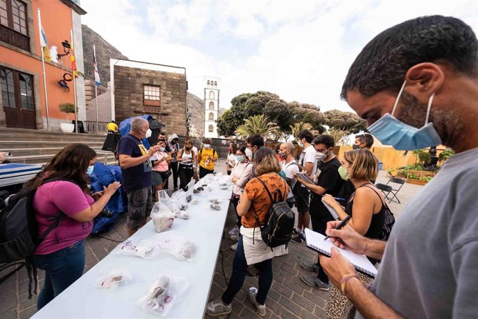 Archivo - Una de las actividades del Festival Internacional de Cine Medioambiental de Canarias (FICMEC) en 2020