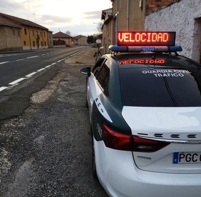 Un coche radar de la Guardia Civil.
