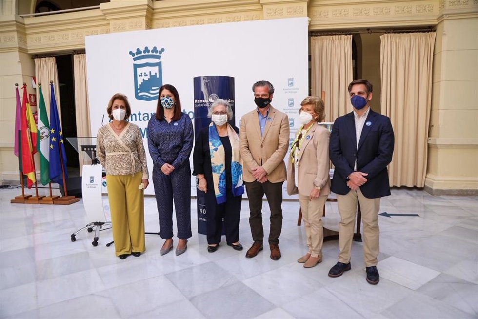 Presentación del concierto benéfico de Manos Unidas en el Teatro Cervantes con la participación de la Orquesta Sinfónica de  Málaga
