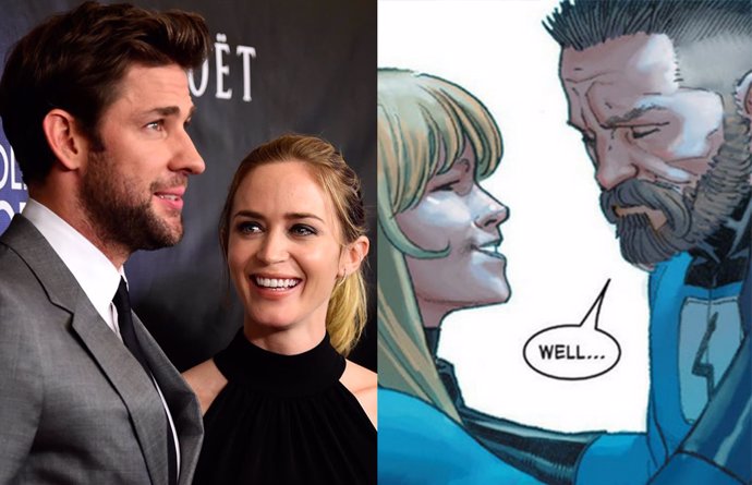 Archivo - Marvel hace otra oferta a John Krasinski y Emily Blunt para protagonizar Los 4 Fantásticos