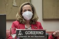 Calviño defiende el modelo de peajes en carretera como "el modelo europeo y el más justo" territorialmente