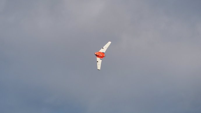Un dron que lleva una carga eléctrica se prueba en el Reino Unido