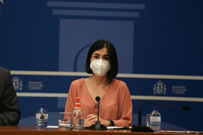 La ministra de Sanidad, Carolina Darias, en una foto de archivo
