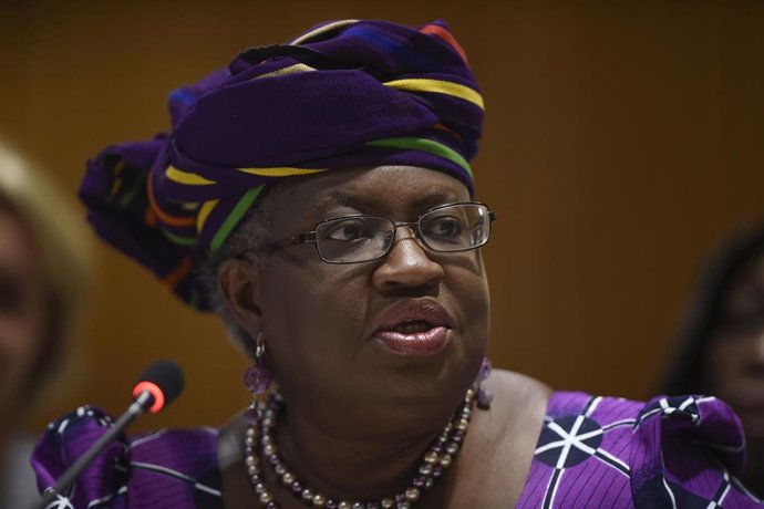 Archivo - La presidenta de la OMC, Ngozi Okonjo-Iweala.
