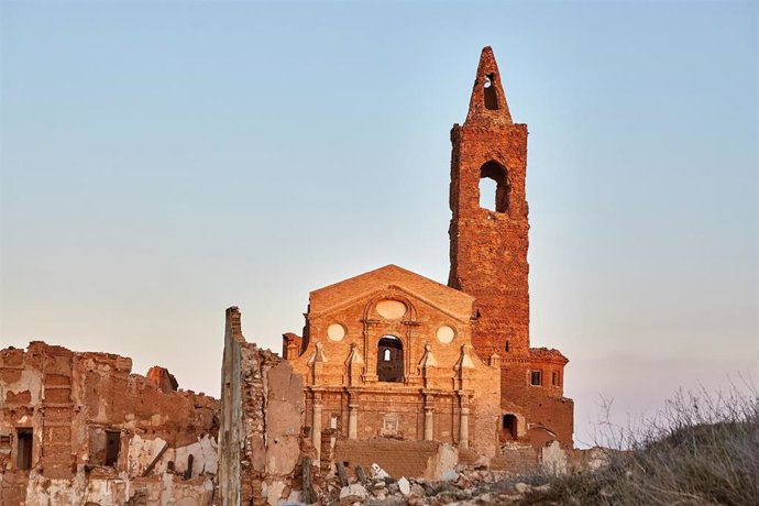 El Pueblo Viejo de Belchite (Zaragoza).