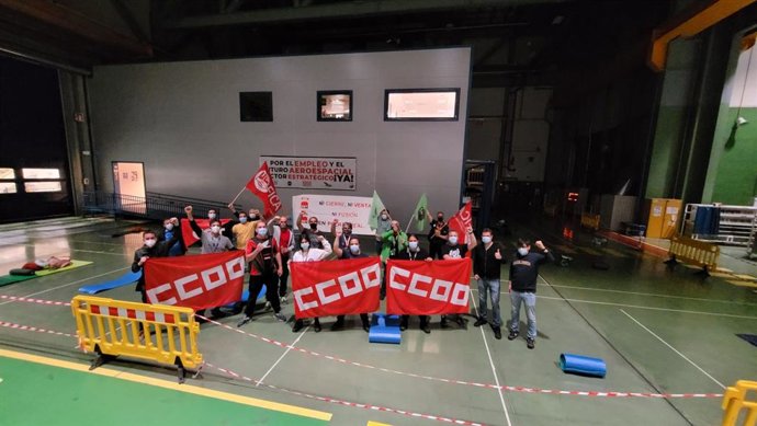 Encierro en Airbus Illescas.