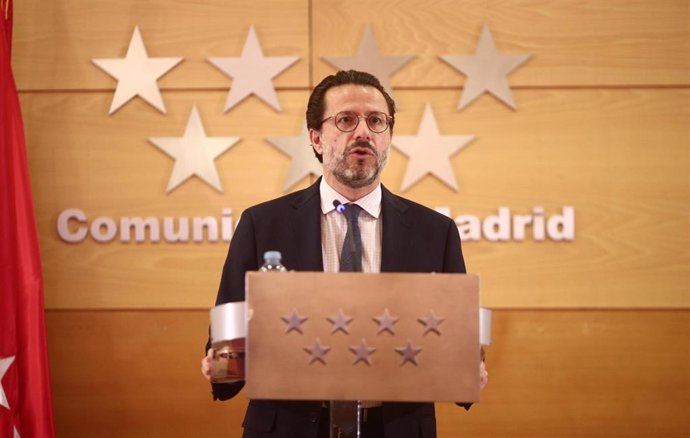 El consejero de Hacienda y Función Pública, Javier Fernández-Lasquetty
