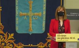 La consejera de Hacienda, Ana Cárcaba