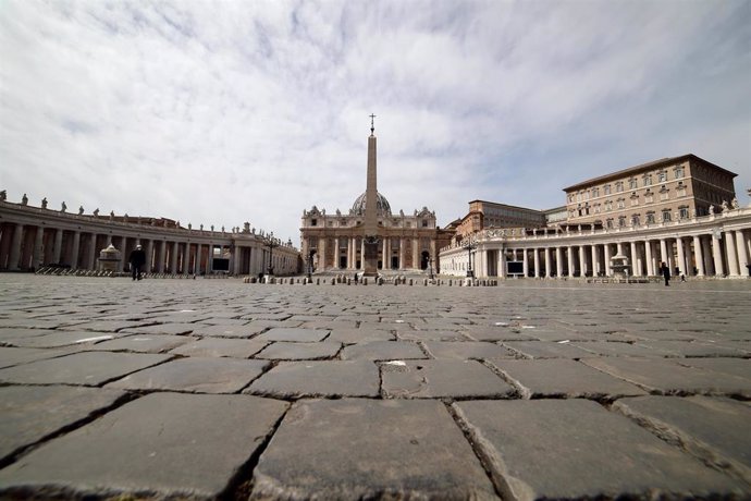 Vista general de la Plaza de San Pedro, en el Vaticano