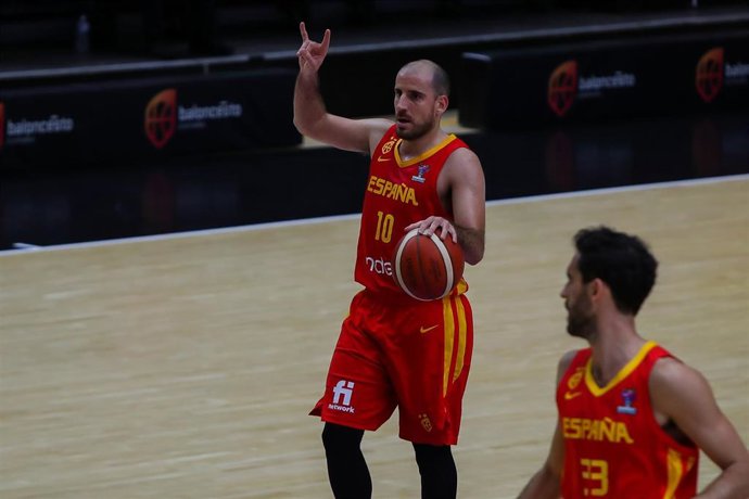 Archivo - Quino Colom con la selección española