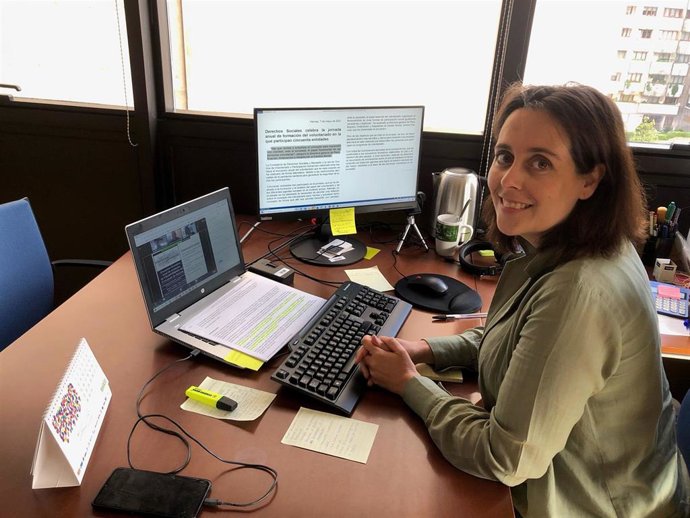 La directora general de Planificación, Ordenación y Adaptación al Cambio Social, Jimena Pascual.