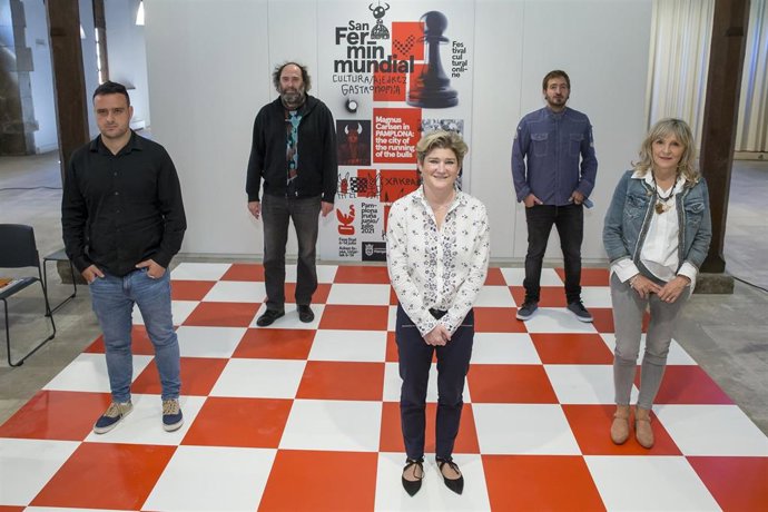 Presentación del campeonato de ajedrez San Fermín mundial.