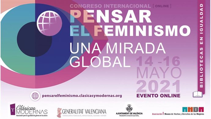 Cartel del congreso 'Pensar el feminismo, una mirada global'