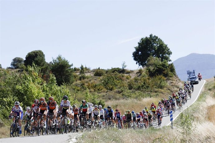 Ciclistas participantes en el Clásicas Féminas de Navarra' del año pasado