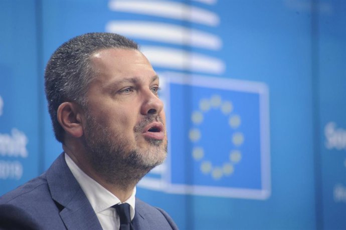 El secretario general de la Confederación Europea de Sindicatos, Luca Visentini.