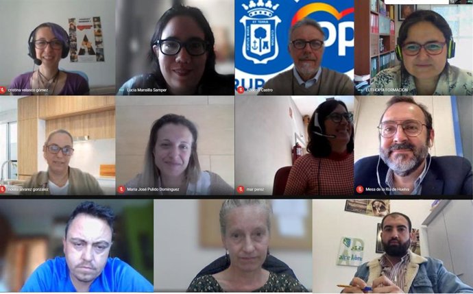 Reunión telemática de la Comisión de Trabajo de apoyo al colectivo Lgtbiq+ .