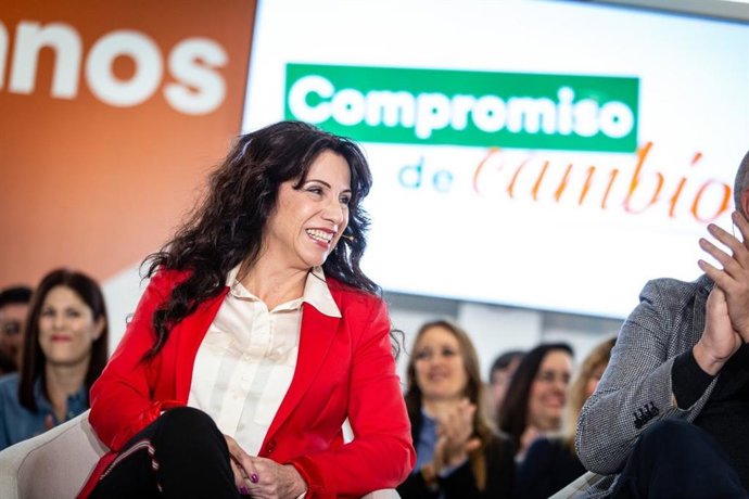 La parlamentaria autonómica de Ciudadanos por Huelva y consejera de Igualdad, Políticas Sociales y Conciliación de la Junta de Andalucía, Rocío Ruiz.