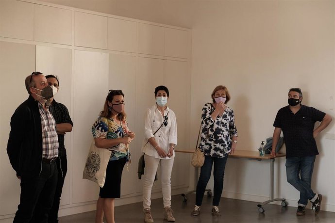 Representantes de MÉS per Mallorca en un encuentro celebrado en Llubí.