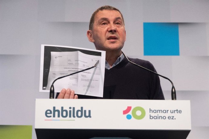 El coordinador general de EH Bildu, Arnaldo Otegi