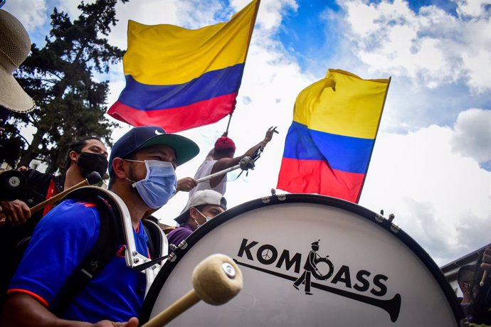 Protestas en Colombia contra la reforma fiscal de Iván Duque