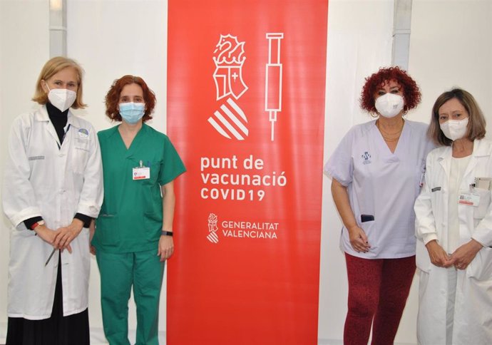 Personal de servicios de Microbiología, Prevención de Riesgos Laborales y Medicina Preventiva del Hospital General de Castelló que ha llevado a cabo el estudio