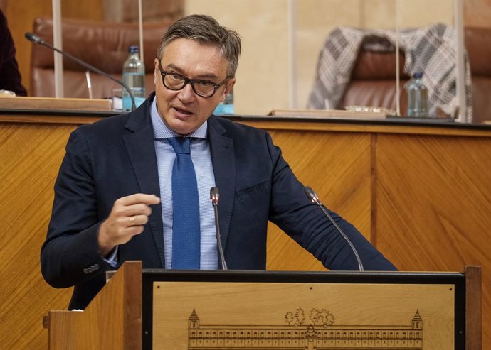 Archivo - El parlamentario andaluz de Vox Manuel Gavira, en una foto de archivo.