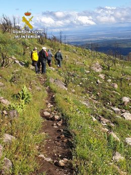 Rescate de una senderista en Aldeanueva de la Vera