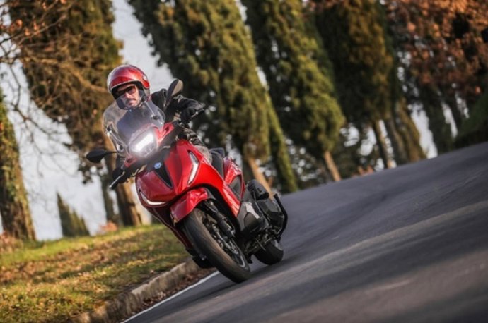 Archivo - Motocicleta de Piaggio.