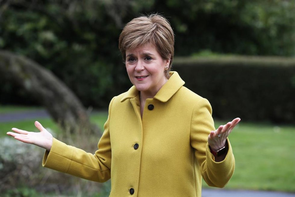 La ministra principal de Escocia, Nicola Sturgeon