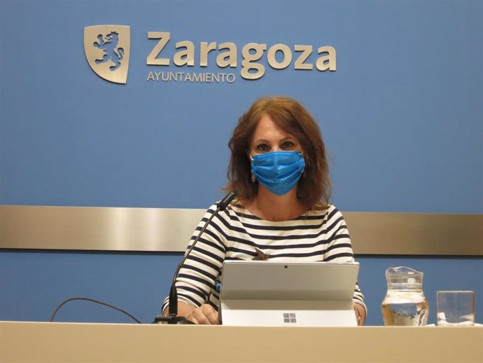 La consejera de Economía, Innovación y Empleo del Ayuntamiento de Zaragoza, Carmen Herrarte.