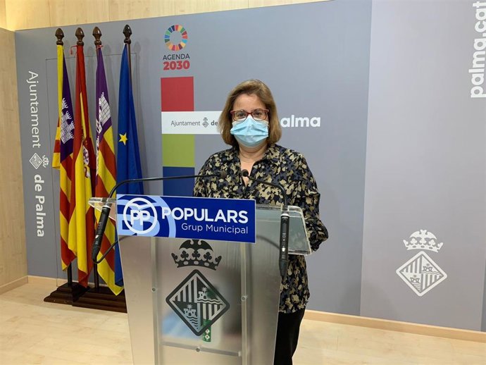 La portavoz del PP en el Ayuntamiento de Palma, Mercedes Celeste.